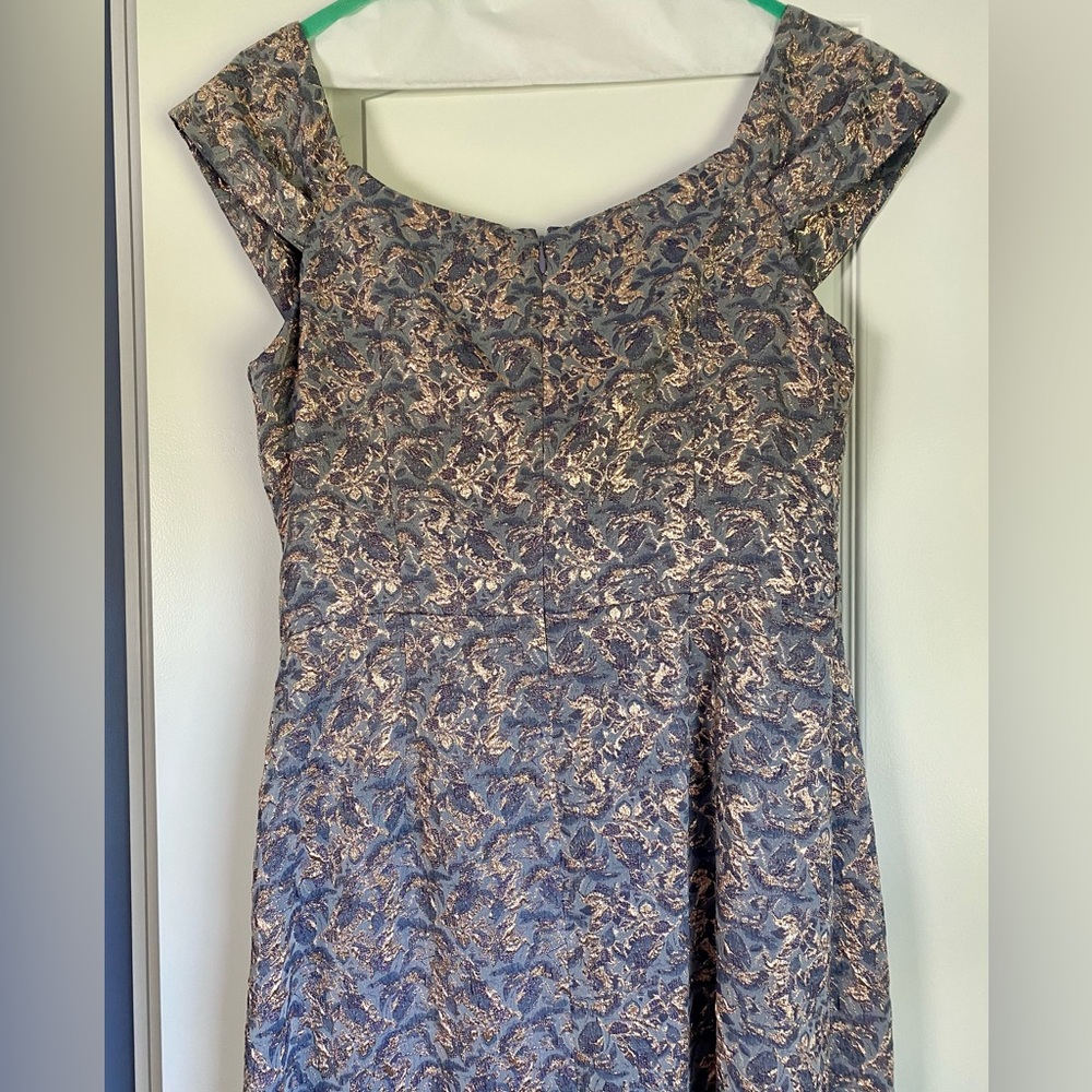 Rickie Freeman Teri Jon Jaquard Maxi Dress - MOB Dress WORN ONCE - Picture 6 of 9